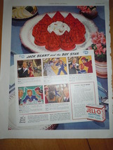 Vtg Jell-O Jack Benny &amp; the Boy Star Cartoon Print Magazine Advertisemen... - £10.34 GBP