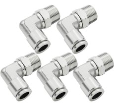 Push to Connect Fitting Elbow 3/8&quot; Tube OD x 1/4&quot; NPT Male 90 Degree Elb... - $24.75