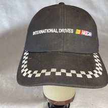VINTAGE INTERNATIONAL DRIVES NASCAR ADJ. HAT CAP, CHECKERED FLAG K PRODU... - $23.33