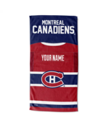 OFFICIAL NHL Jersey Personalized Beach Towel - Montreal Candiens - $68.51 CAD