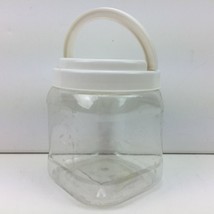 Clear Plastic Square Food Storage Container With Handle Lid - $19.99