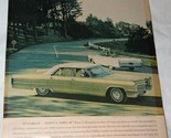 1966 Cadillac Green Advertisment Oreo Hardtop Sedan de Ville 1964 Conver... - $9.89