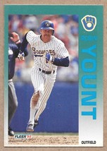 1992 Fleer #194 Robin Yount Milwaukee Brewers - $1.99