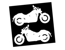 2X Motorcycle Decal For 750 Shadow Spirit vt750c2a Dc c2 Bike Trailer - £10.97 GBP