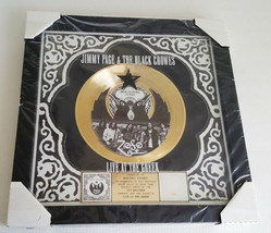 JIMMY PAGE BLACK CROWES Gold Record Award Official RIAA Framed Sealed NEW - £1,541.83 GBP