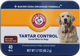 Arm &amp; Hammer Products Tartar Control Dental Mints Beef Flavor Dog Dental... - $9.46