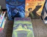 Harry Potter books 5, 6, 7 Order Phoenix Half Blood Prince Deathly Hallo... - $19.75