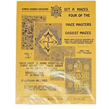 Chris Hobbs Designs - Set A: Mazes Four of the Maze Masters Easiest Maze... - £6.98 GBP