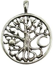 Pewter Celtic Tree of Life Amulet Pendant 1.25 inches Unique Handcrafted - $778.80 MXN