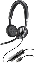 Plantronics BLACKWIRE C725 Headband Corded USB Headset 202580-01 Noise Canceling - $78.99