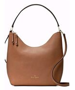 $450 New KATE SPADE Zippy Pebble Calf Leather Large Convertible Bag Warm... - $270.75