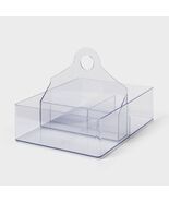 Brightroom Clear Angled Drawer Insert Plastic Bath Caddy 12x9x3.5 Clear - $316.21 MXN