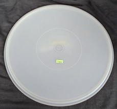 T66 Tupperware Replacement Round Container Lid - Clear Colorless - 12.75&quot; - £9.90 GBP