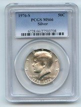 1976 S 50C Silver Kennedy Half Dollar PCGS MS66  20150020 - £18.32 GBP