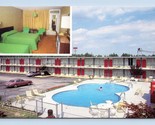 Poolside Gold Rock Inn Battleboro North Carolina NC UNP Chrome Postcard N14 - $6.88
