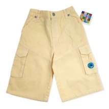 Stride Rite Cargo Shorts Boys 3T Yellow Snap Front Elastic Waist Pockets... - £7.50 GBP