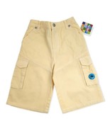 Stride Rite Cargo Shorts Boys 3T Yellow Snap Front Elastic Waist Pockets... - £7.49 GBP
