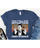 Vintage Yall Mothefuckas need science shirt, Scince Lover, Neil Degrasse  - £15.39 GBP