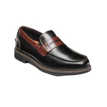 Nunn Bush Odin II Moc Toe Penny Loafer Shoes Black Multi 85154-009 image 8