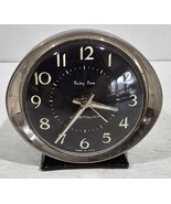 Vintage Westclox Baby Ben 53632 Black Metal Wind-Up Alarm Clock For Repa... - $18.81