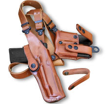 Fits SR 1911 Ruger 45 ACP 9/45 With Rail 4.25”BBL Leather Shoulder Holster #7391 image 8