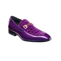 Stacy Adams Sprague Moc Toe Bit Slip On Shoes Purple 25732-542 image 12