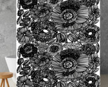 Black White Marimekko Siirtolapuutarha Waterproof Polyester Shower Curtain  - $33.00+