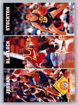 1993-94 Hoops #289 Steals (Michael Jordan / Mookie Blaylock / John Stockton) - £1.95 GBP