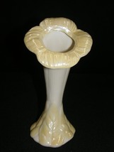 Vintage Belleek Porcelain Vase Lustre Top Sunflower 6th Mark 1-b - $669.26 MXN