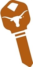 Texas Longhorns NCAA College Team Kwikset House Key Blank - £7.98 GBP