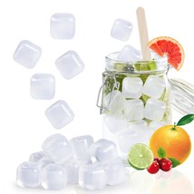 Reusable Ice Cube, 65 Pack Reusable Ice Cubes For Drinks, Washable Non-Melting P - £20.55 GBP