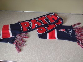 New England Patriots Winter Scarf 47 Brand Official NFL Team Apparel Football - $14.89