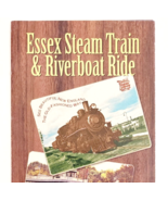 1997 Essex Steam Train &amp; Riverboat CT Brochure Schedule Vintage Pamphlet... - $366.69 MXN