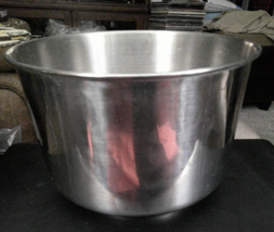 Vintage Sunbeam Mixmaster 9&quot; Metal Stainless Steel Mixing Bowl - £23.25 GBP