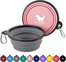 Collapsible Dog Bowls for Travel 2 Pack Dog Portable Water Bowl for Dogs Cats Pe - £16.79 GBP