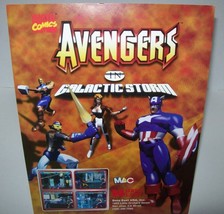 Avengers In Galactic Storm Arcade FLYER Video Game Artwork Captain America 1995 - £28.72 GBP
