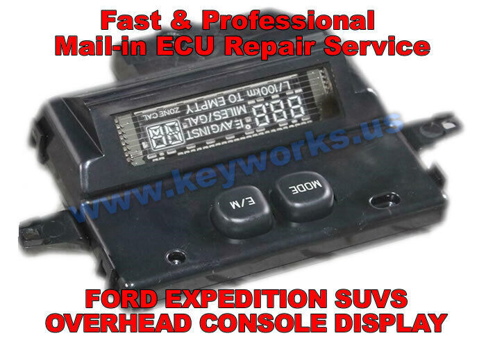 Ford Expedition Overhead Console Display - Fast & Professional REPAIR SERVICE - $34.29