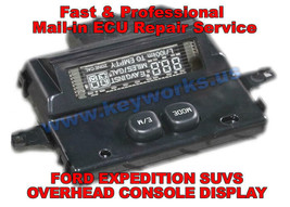 Ford Expedition Overhead Console Display - Fast &amp; Professional REPAIR SE... - £26.98 GBP