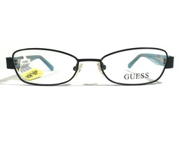 Guess GU9092 BLK Kids Eyeglasses Frames Black Blue Rectangle Full Rim 47-16-130 - £21.89 GBP