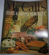 McCall’s Index & Recipe Reminder Cookbook 1965 - $4.99