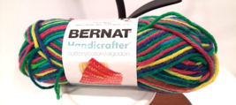 Bernat Handicrafter Cotton Yarn 42.5g Ombres-Psychedelic -162102 100% Co... - £7.03 GBP