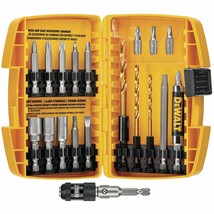 DEWALT Screwdriver Bit Set, Rapid Load, Tin, 20-Piece (DW2503) - £22.77 GBP