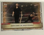 Baron Corbin Vs Braun Strowman Trading Card WWE Wrestling #43 - £1.54 GBP