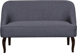 Contemporary Slopped Arms Loveseat From Container Furniture Direct, Light Grey, - £275.65 GBP