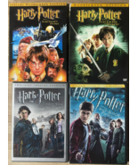 Harry Potter 4 Pc DVD Lot, Wizard, Fantasy, Action, Adventure - $9.89