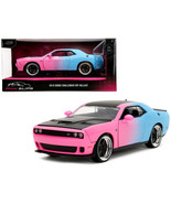 2015 Dodge Challenger SRT Hellcat Pink and Blue Gradient with Matt Black Hood - $47.95