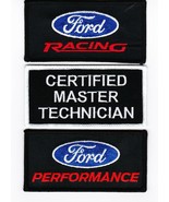 FORD RACING CERTIFIED MASTER TECHNICIAN SEW/IRON ON PATCH EMBROIDERED PERFORMANC - $16.99