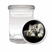 White Tiger Em1 Medical Glass Stash Jar 3&#39;&#39; X 2&#39;&#39; Herb And Spice Storage... - £6.35 GBP