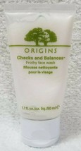 Origins CHECKS &amp; BALANCES Frothy Face Wash Cream Cleanser White 1.7 oz/50mL New - £14.00 GBP