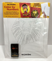 Disney The Lion King On Broadway Color By Numbers Art Set Posters + Pencils Rare - £11.95 GBP